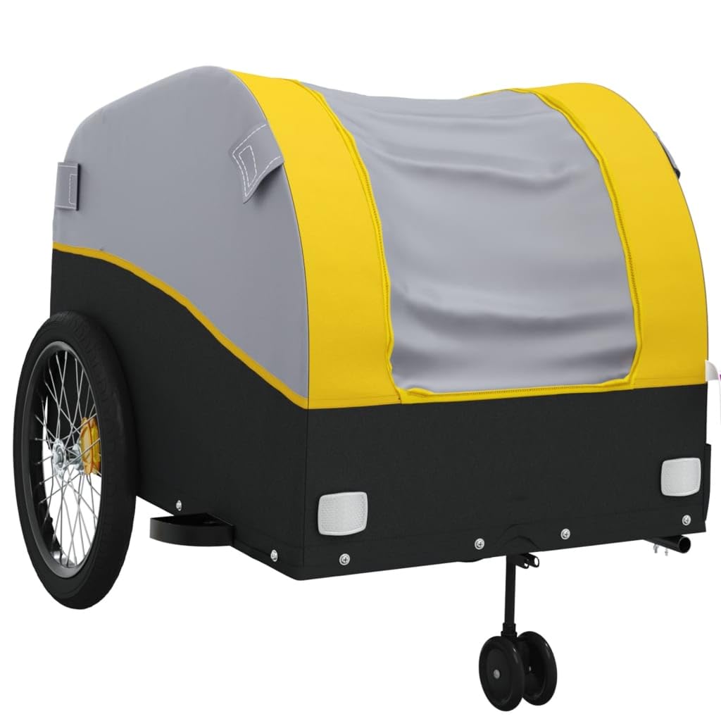 vidaXL Lastenanhänger für Fahrrad Fahrradanhänger Transportanhänger 45 kg Eisen