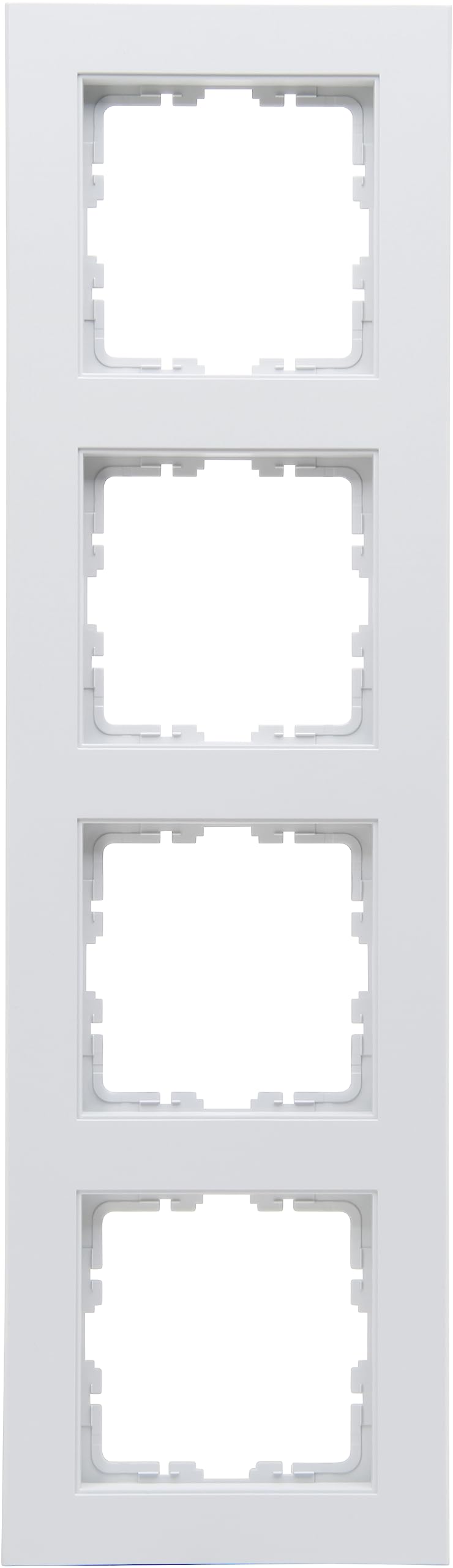 Cadre de finition Kopp HK07 gris mat quintuple lot de cadres 4 postes