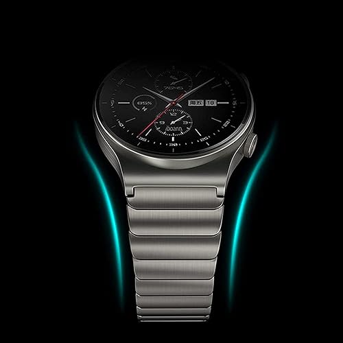 Miniatura 3 de VeveXiao Correa de repuesto de malla de acero inoxidable de 0.866 in compatible con Huawei Watch GT4 Pro de 1.811 inGT3 Pro de 1.811 inGT2 de 1.811