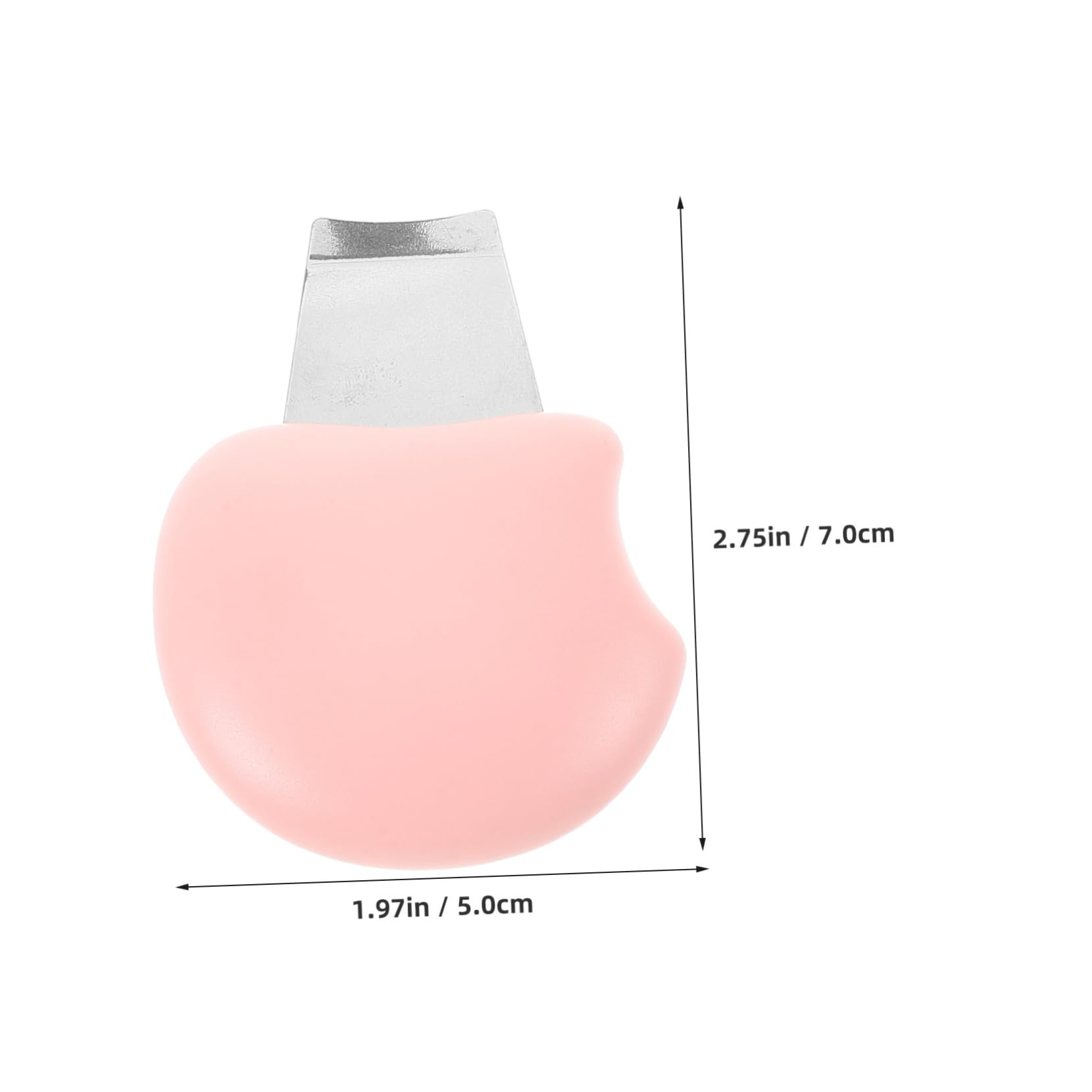 CALLARON Portable Facial Scrubber Tool Exfoliating Face Scraper for Blackhead Removal and Deep Cleansing Gentle Skin Spatula for Women and Compact Handheld Design