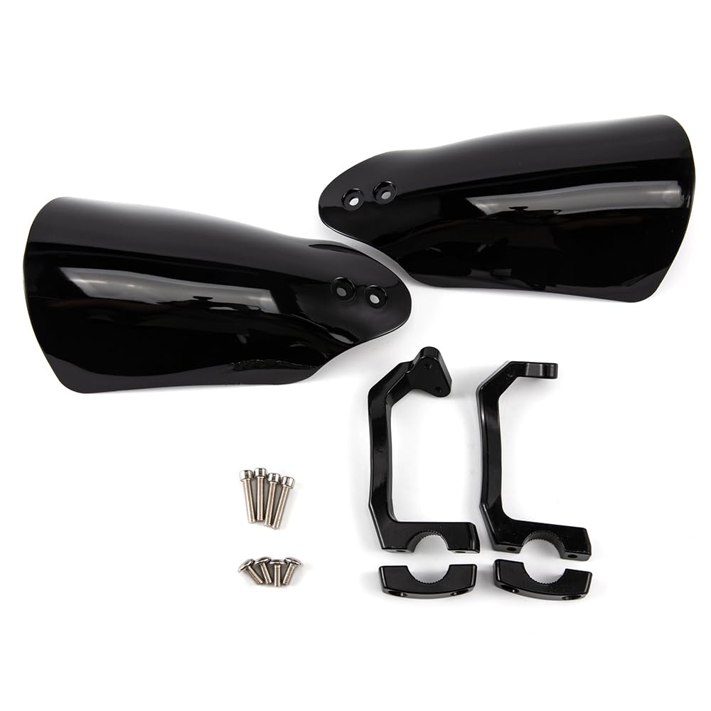 Paramani per moto Universal Grip Guard Shield Paramani per moto Applicabili con manubrio da 22 mm, 25 mm e 28 mm Dispositivi di protezione (Nero)