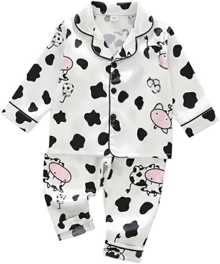PABROS Print Pyjama Set for Kids, Multi-Colored Long Sleeve Night Dress for Kids Girls & Boys, Winter Clothes for Baby boy...