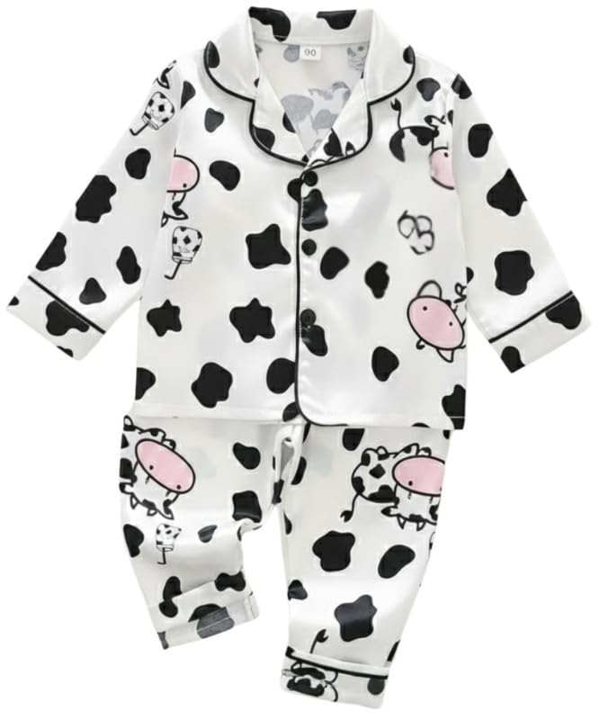 Print Pyjama Set for Kids, Multi-Colored Long Sleeve Night Dress for Kids Girls & Boys, Winter Clothes for Baby boy & Girl, Night Suit for Kids, Top and Pants Sets