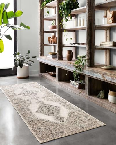 Image of Loloi Teagan Oatmeal /Ivory 6'-7 inch x 9'-2 inch Area Rug