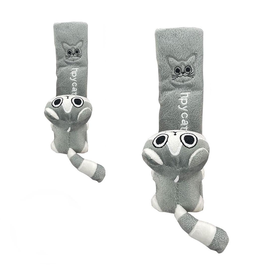 2 Pack Car Seat Belt Pad Cove, Soft Car Seat Belt Strap, Cute Cartoon Cat, For Kids and Ladies, Car Accessories, Make Your Driving More Comfortable, Suitable for Car Seat Belts, Backpacks, Laptop Bags