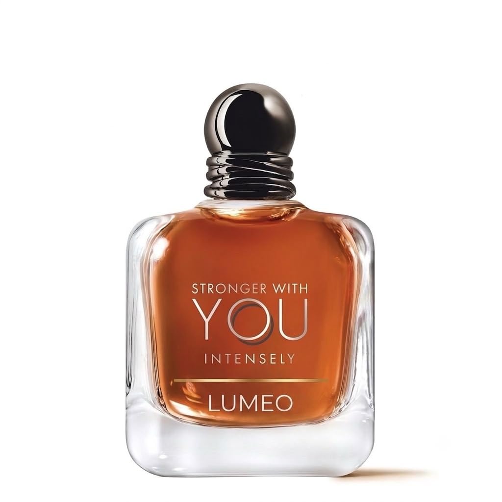 Lumeo Compatible Armaniii Stronger with Youu Intensely Eau de Parfum 100ml | Intense Fragrance, For Men, Warm Spicy Scent, Long Lasting, Amber Bottle-image-12