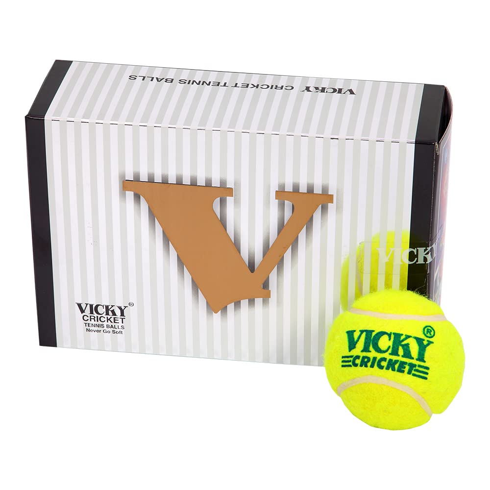 Vicky Cricket Tennis Ball Original 6 pcs Box (B0C3B82RXY) Amazon Price History, Amazon Price Tracker