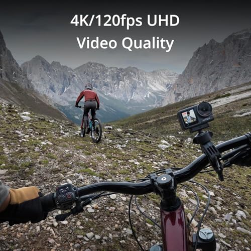 Image of DJ I Osmo Action 4 Standard Combo - 4K /120Fps Waterproof Action Digital Camera with A 1 /1.3-Inch Sensor, 10-Bit & D-Log M Color Performance, Outdoor Digital Camera for Travel, Biking