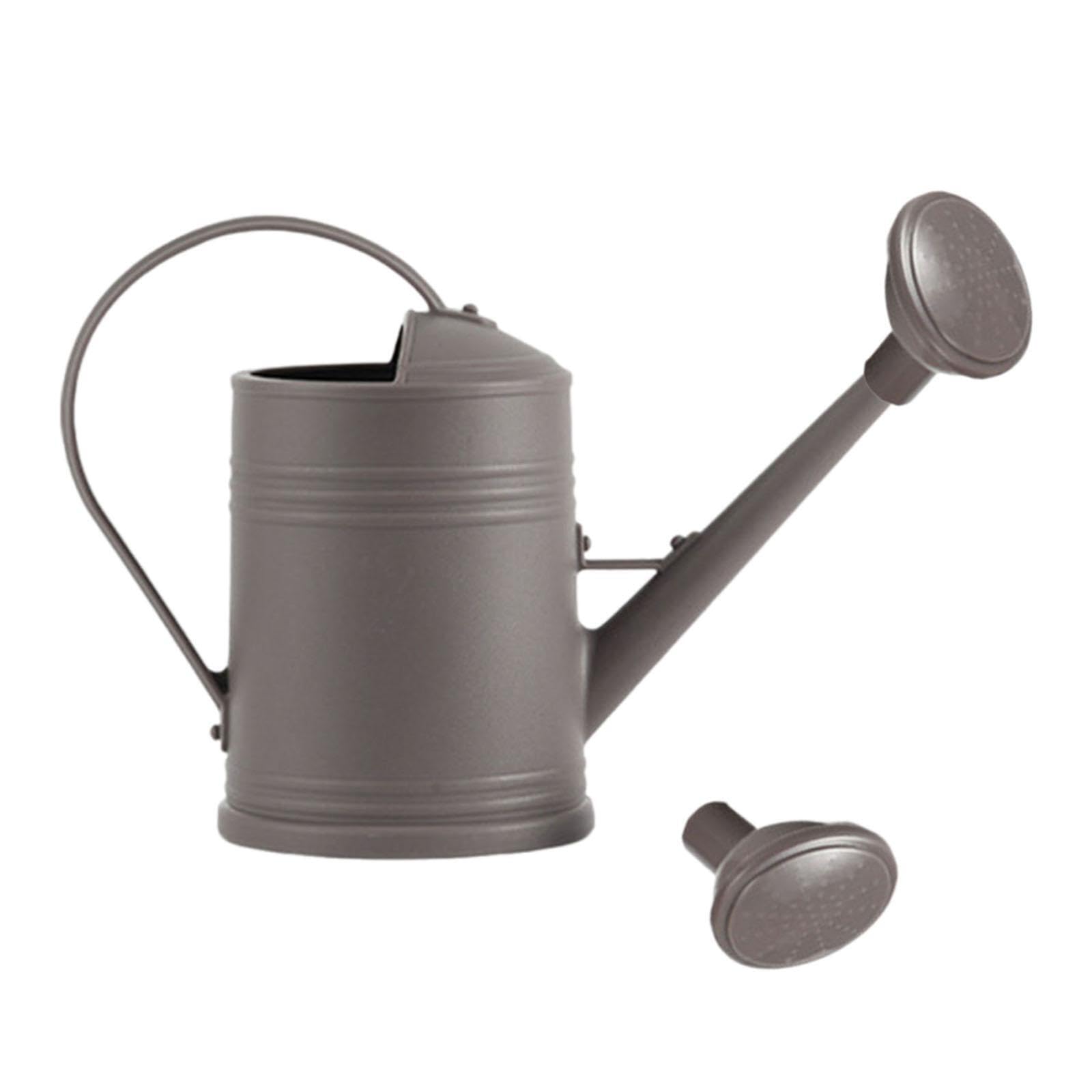 AMSLSIU Watering Can Unique Ergonomic Handle Decorative Houseplants Lightweight Sprinkling Can Essential Gardening Tool Gardening Tool Lightweight Countryside, Grey