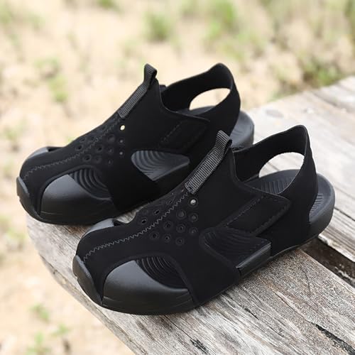 IWIHMIV Girls Slip On Sandals Boys Athletic Sandals Kids Breathable Beach Summer Walking Water Open Toe Shoes3
