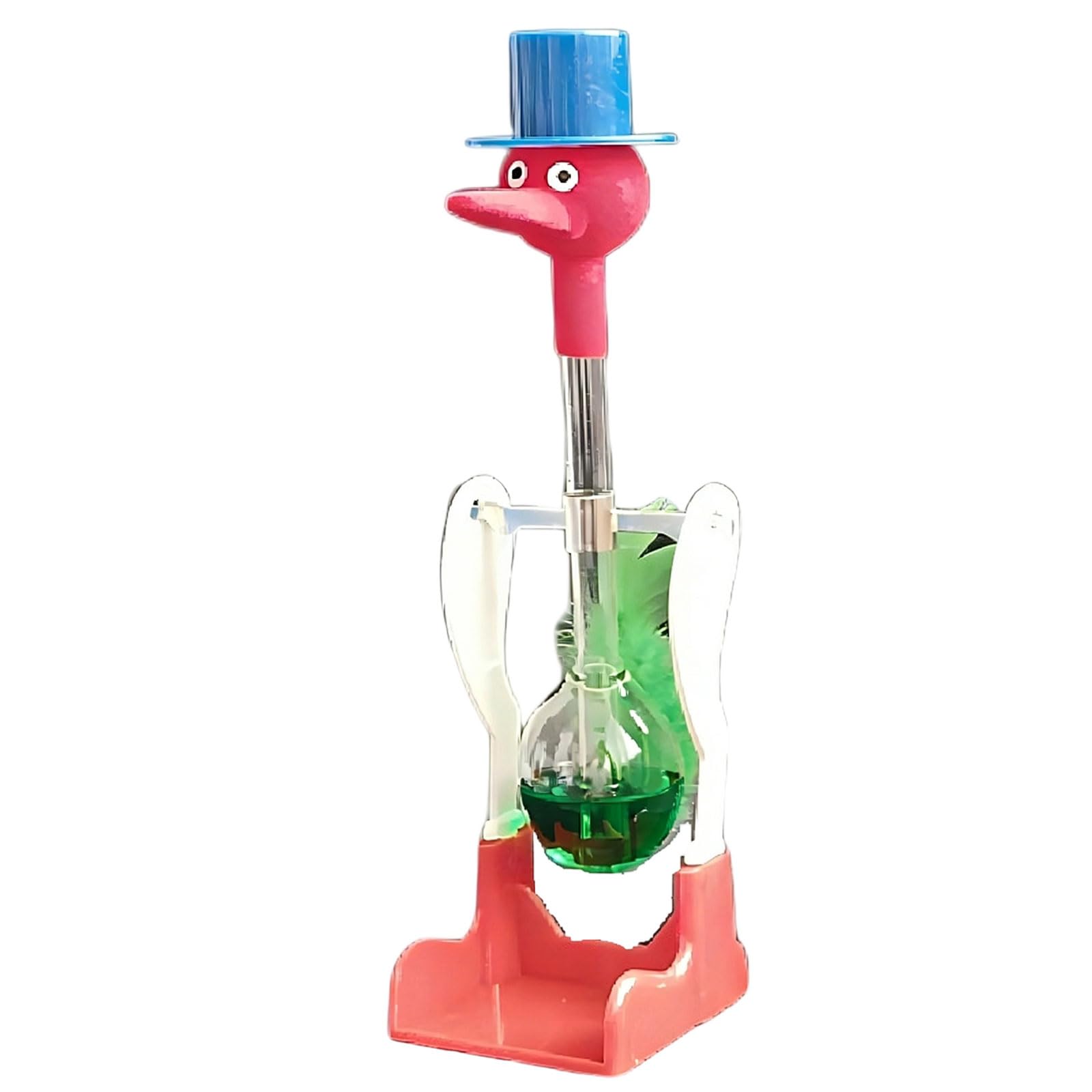 Pitadue Happy Bobbing Bird Liquid Drinking Toy Creative None-Stop Liquid Drinking Glass Lucky Bird Ducks Bobbing Magics Prank Toy Magics Prank Toy