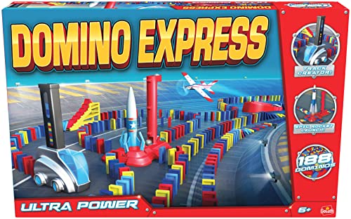 Domino Express Ultra Power, Gioco Costruzione, a partire dai 6 anni, Per 1 o più Giocatori, Stimola Ingegno