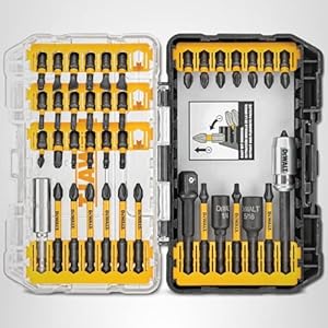 DEWALT Screwdriver Bit Set, 40 Pcs. Impact Ready, FlexTorq Impact Driver Bit Set with Storage Case (DWA2T40IR)