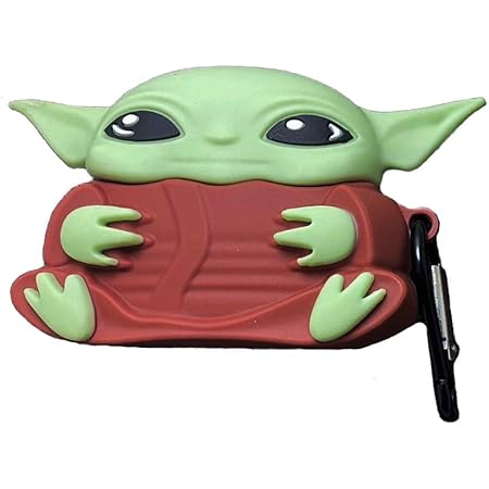 Amazon Com The The Child Mandalorian Airpods Pro Case Baby Yoda Airpods Pro Case With Keychain Electronics