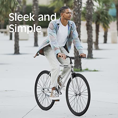 Retrospec Harper Single Speed Fixie-Style Bike Urban Commuter Bicycle With Coaster Brake, Flip Flop Hub, 700X28C Tires And High Tensile Steel Frame For Commuting, Cruising - Slate 53Cm, M #TOP4