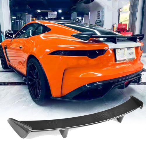 MCARCAR KIT Carbon Fiber Trunk Spoiler fits for Jaguar F-Type Coupe 2014-2021 Rear Boot Lid Racing Spoiler Wing Lip Factory Outlet