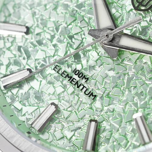 Image of watchdives WD0003C Elementum Original Design Men Watch VH31 Sweep Second Quartz Watch 36mm Sapphire Crystal Luxury Wristwatch 100m Waterproof Stainless Steel