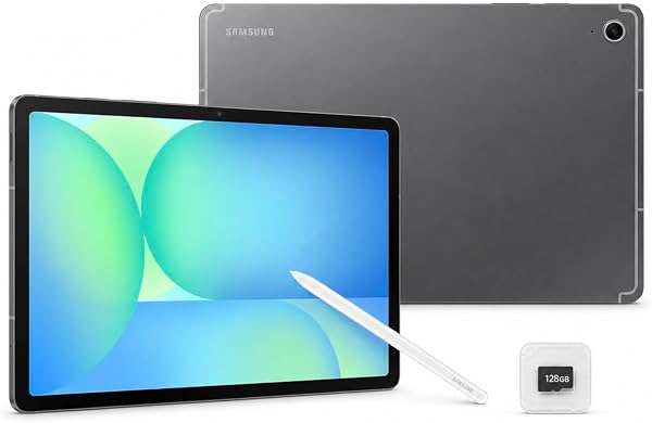 Samsung Galaxy Tab S10 FE 10.9" Wi-Fi Tablet | 8G + 256GB (128GB + 128GB SD) Intl Version – S Pen, Long Battery Life, Powerful Performance, 90Hz Display, Ideal for Work, Study & Entertainment, Gray