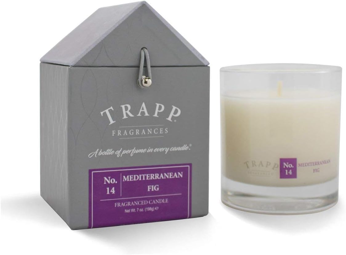 Trapp Signature Home Collection No. 8 Fresh Cut Tuberose Poured Scented Candle, 7-Ounce