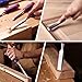 WORKPRO 10-Piece Wood Chisel Set for Woodworking, Cr-V Bevel Edge Chisels (1/4
