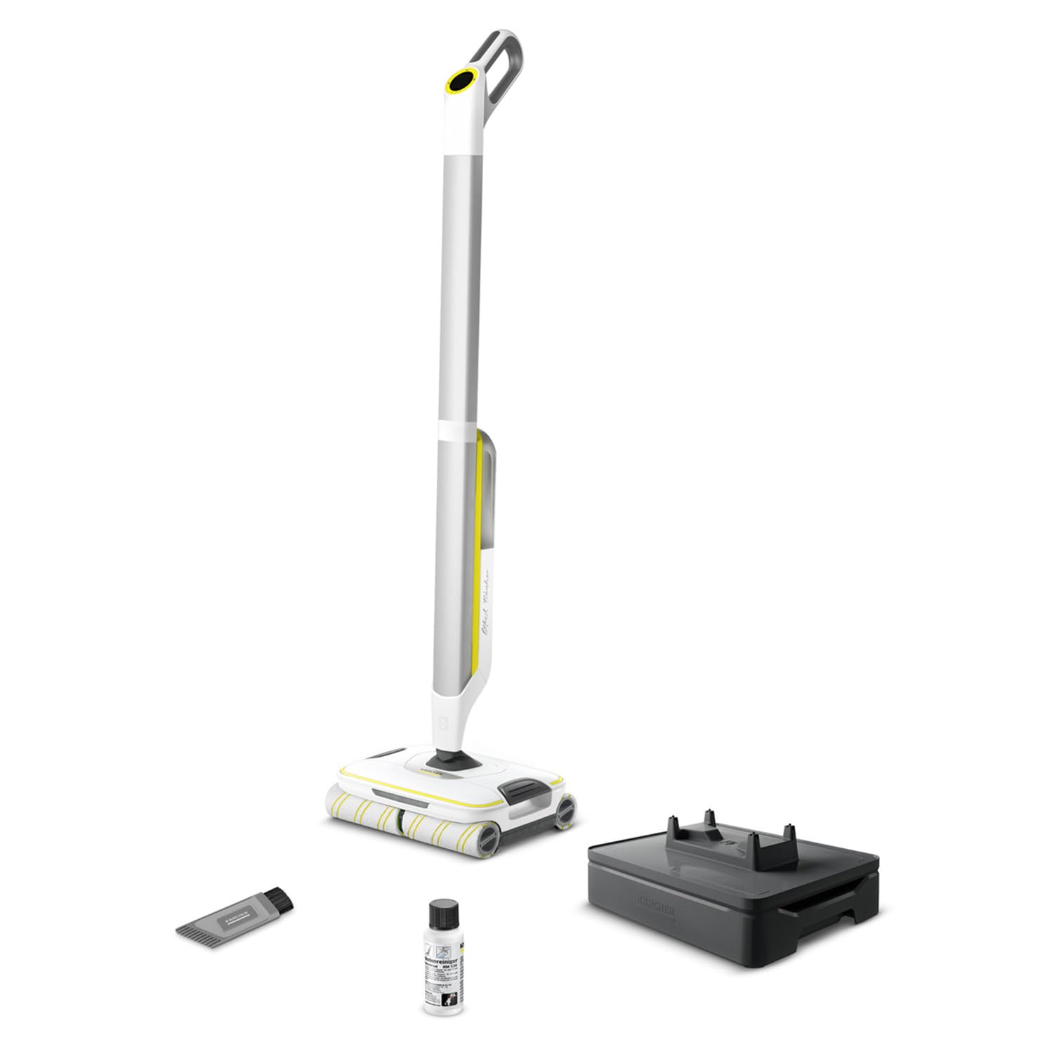 KÄRCHER Hartbodenreiniger FC 8 Smart Signature Line, kabelloser Bodenreiniger mit 4 rotierenden Mikrofaserwalzen, mit App, Akkulaufzeit: ca. 60 min, Flächenleistung pro Akkuladung: ca. 230 m²