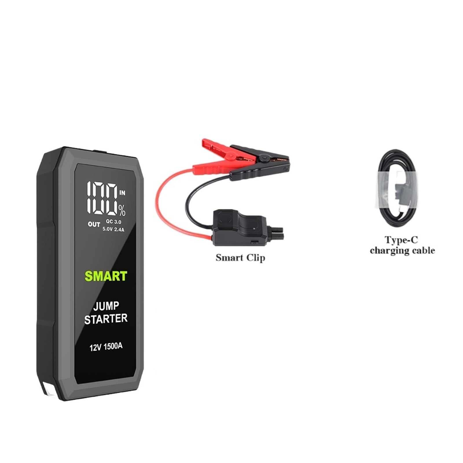 16000mAh 12V Urządzenie Do Uruchamiania Awaryjnego Samochodu Power Bank 600A Ładowarka Samochodowa Auto Awaryjne Urządzenie Rozruchowe Urządzenie Do Uruchamiania Awaryjnego Szybkie I Wydajne łAdowanie
