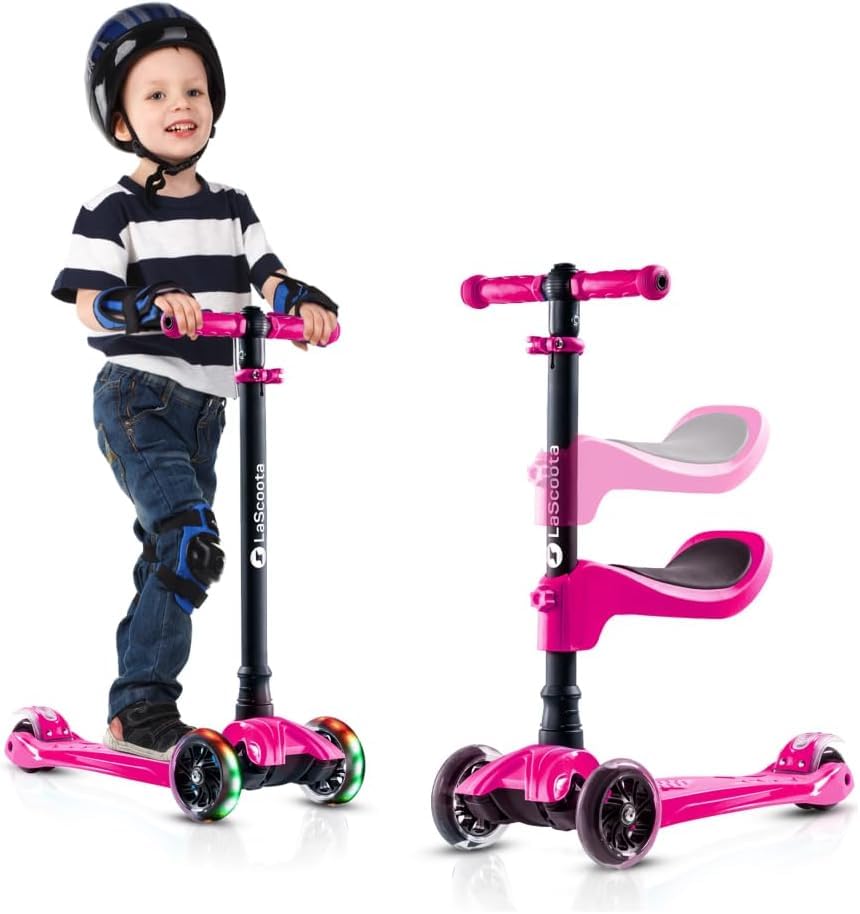 LaScoota 3 Wheel Scooter with Seat