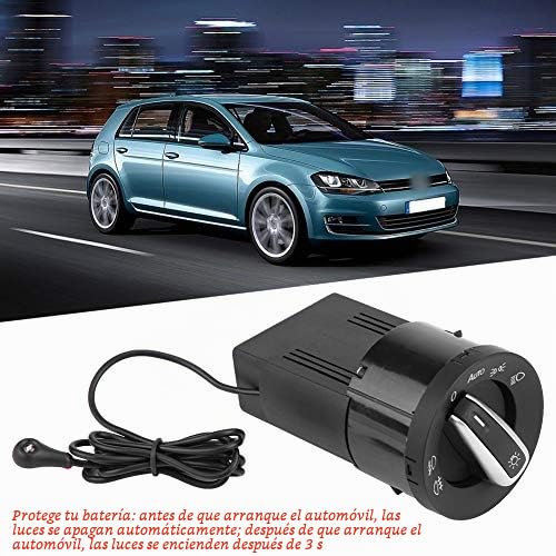 Interruptor de faro con módulo de sensor de luz automático para Mk4 6