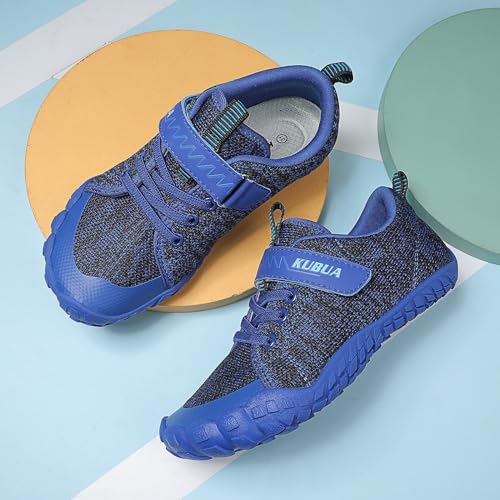 Image of KUBUA Kids Barefoot Shoes for Boys Girls Zero Drop Minimalist Sneakers | Wide Toe Box, Natural Foot Development, Lightweight, Hiking, Running, Tennis, Walking, School, Toddler, Little Kid, Big Kid