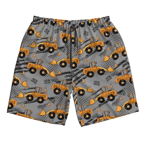 Men's Quick Dry Swim Trunks Beach Board Shorts Swimming Swimwear Hawaiian Bathing Shorts Summer Swimsuit4