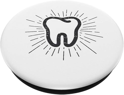 Miniatura 2 de Dientes Dentista Higienista Dental Oral Higiene Regalo  PopSockets agarre y soporte para teléfonos y tabletas, Negro