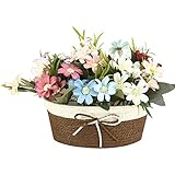 centros de mesa de animales marinos Flor artificial, bien hecha y de colores vibrantes, aspecto realista y hermoso. Perfecto para la decoración de bodas, hogar, jardín, oficina, cafetería, etc. Sin decoloración, mantiene fresco y bonito todo el tiempo.