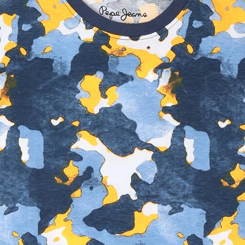Image of Pepe Jeans Boy's Regular Fit Crew Neck Printed T-Shirt