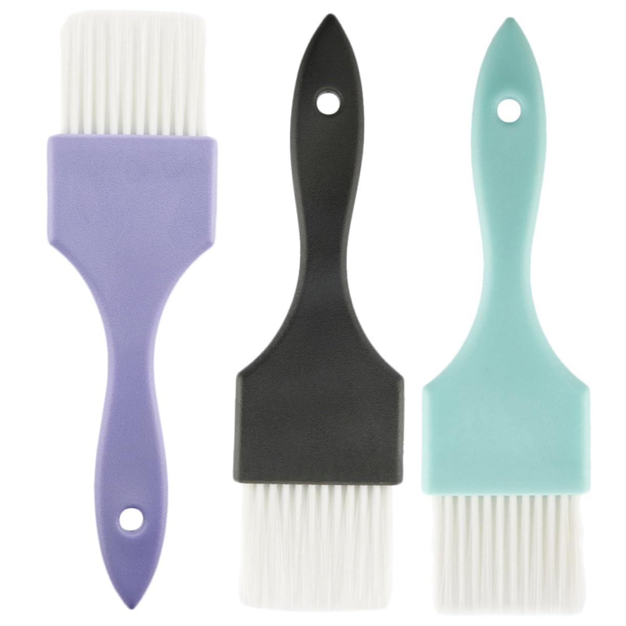 MUSISALY Hair Dyeing Kit 3pcs Mixing Combs Highlight Brush Dye Brush for Hair Salon Supplies