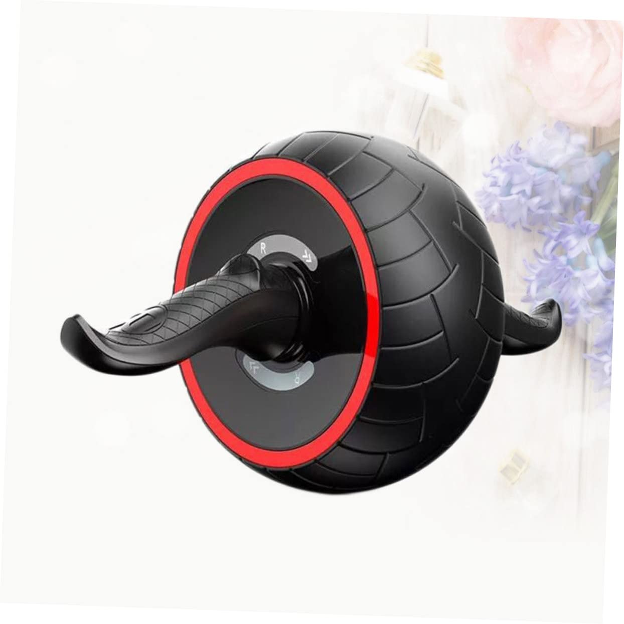 Ruota Addominali Fitness Gomma Antiscivolo per Allenamento Core Trainer Addominali Silenzioso e Palestra Effettivo e Brucia Grassi