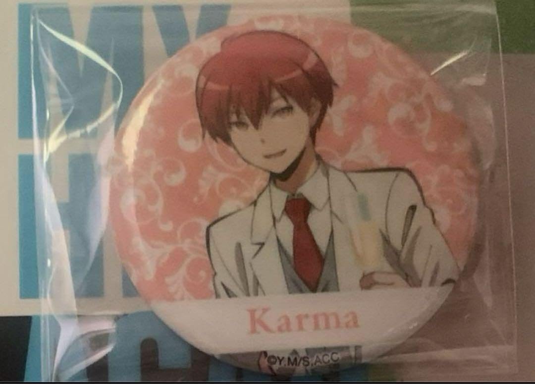 Amazon.co.jp: 暗殺教室 赤羽業 缶バッジ 白スーツ ② : Toys & Games