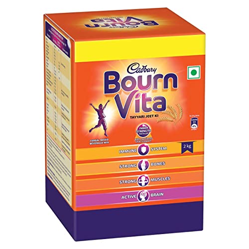 Image of BOURNVITA Cadbury Chocolate Health Drink - Bournvita, 2 Kg & Cadbury 5 Star Magic Health Drink Pack, 750 g