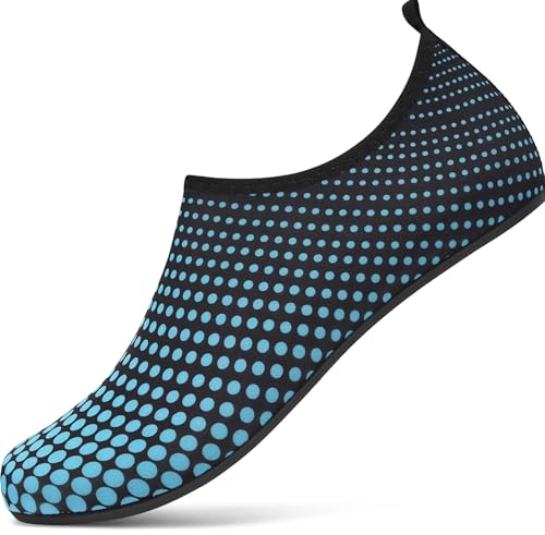 VOLHAL Badeschuhe Damen Wasserschuhe Herren Schwimmschuhe Schnell Trocknend Strandschuhe rutschfeste Aquaschuhe Leicht Surfschuhe für Beach Pool Yoga
