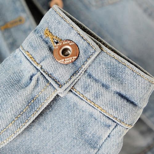 Hauts pour filles en jean avec boutonnière pour les journées chaudes