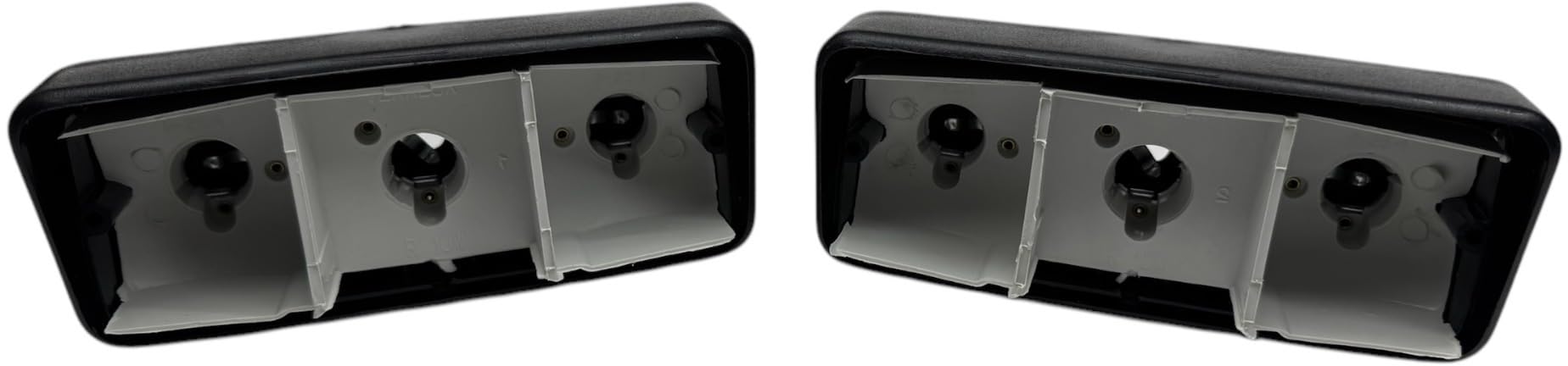 G.L.D. Forniture Kit Fanali dx e sx posteriori con luce targa per Trattori Carrelli Rimorchi senza lampadine