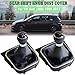 AJHLJ® 6 Speed Manual Car Gear Shift Knob with Leather Gear Shifter Boot for VW Volks-wagen Golf 6 VI MK6 Jetta 5 Golf 5 V MK5 (6 Speed)
