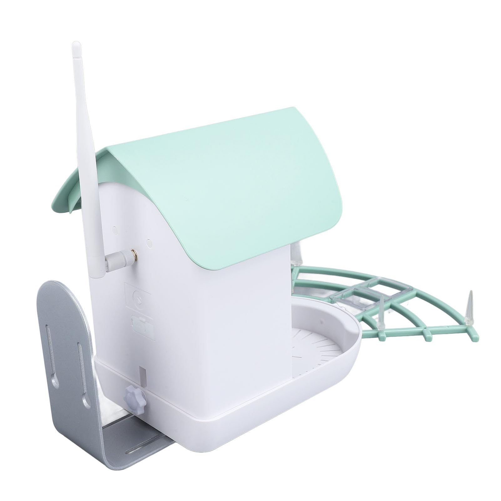 Generic Mangiatoia per Uccelli Ad Energia Solare con Fotocamera 1080P Design Intelligente Wireless per Appassionati di Birdwatching All'aperto Elegante e Funzionale