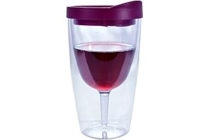 Southern Homewares Merlot Red 10oz Insulated Wine Tumbler