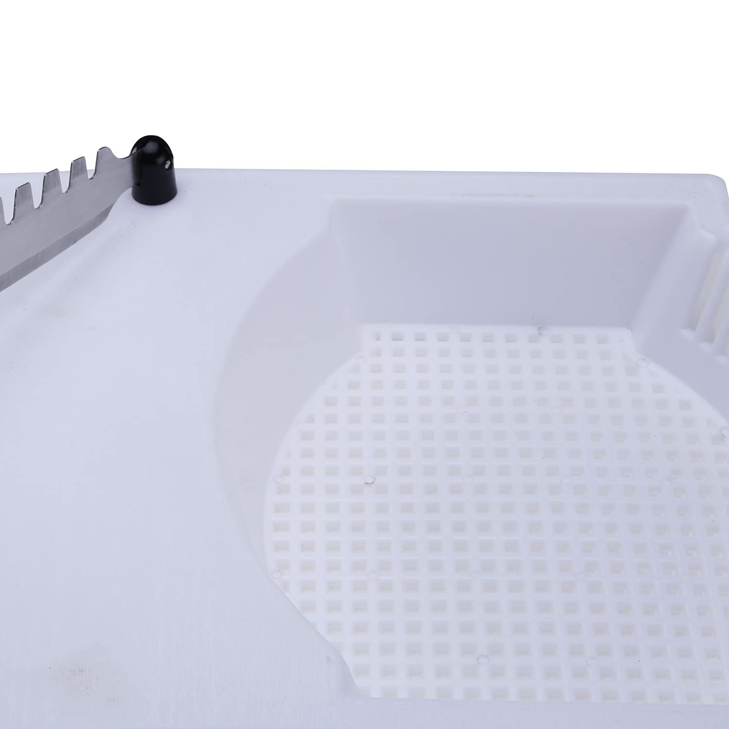 Anjali Cut-N-Wash Plastic Chopping Board with Stainless Steel Blade for Vegetable Cutting - Durable and Time Saving Kitchen Tool-CW02 - Image 7 thumbnail