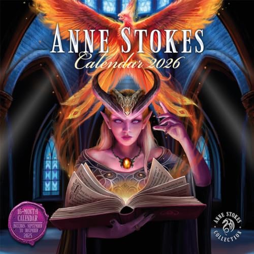 Pyramid International Anne Stokes (Fantasy) 2026 Square Wall Calendar 30cm x 30cm – Gothic & Fantasy Artwork Planner