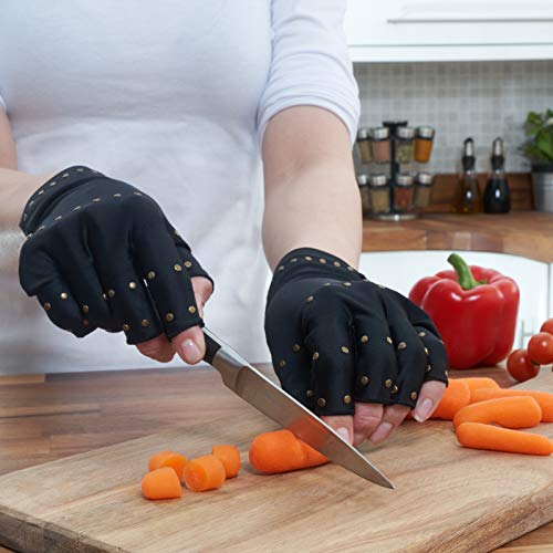 Medipaq - Guanti per terapia anti-artrite, in rame...