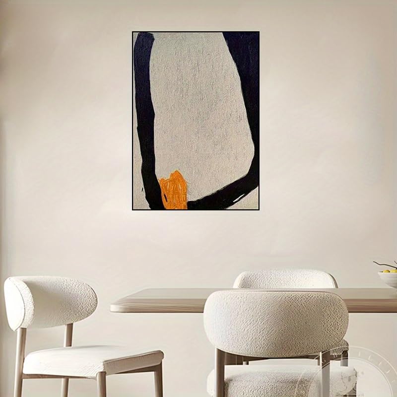 Pintura mural minimalista nórdica y obra de arte sin marco de 50x70cm para salón u oficina 2
