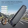 48V 17.5Ah 13Ah 14Ah Downtube Electric Bike Battery - High-Capacity Lithium ion Reention Dorado Batteries for 250W-1000W Motors with 30A BMS LED Power Indicator, USB Charging port (L15.5inch 48v14Ah) #4