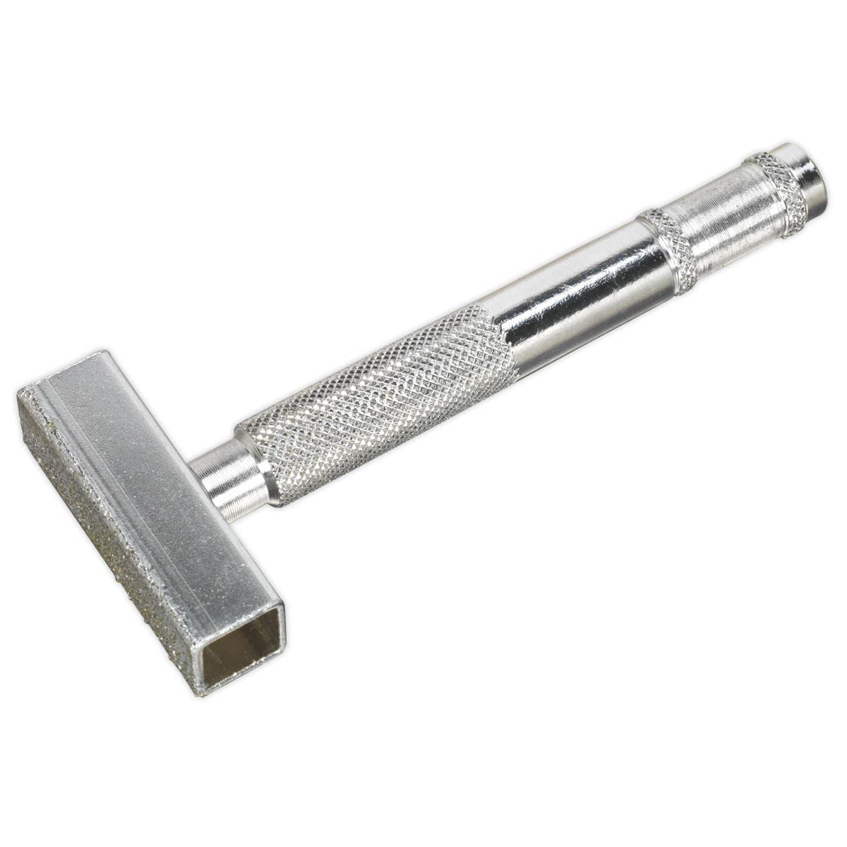 Sealey Diamond Grinding Wheel Dresser With Strong Knurled Handle Silver BG2