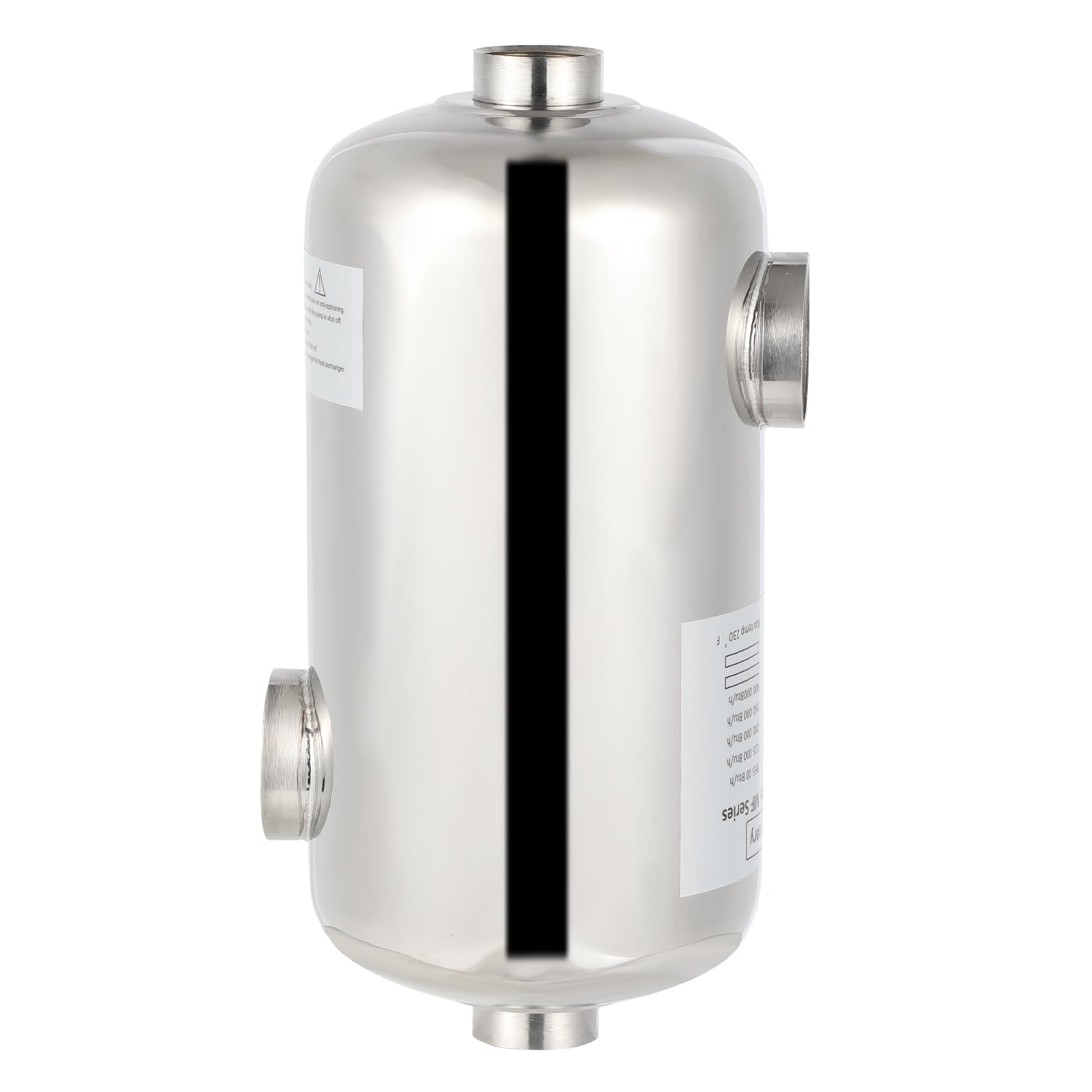 Calentador de piscina de acero inoxidable, 28 kW, intercambiador de calor para piscina, intercambiador de calor de 150 l/min, flujo de agua caliente 18 L/min, intercambiador de calor para